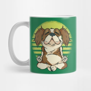 Meditating Dog Mug